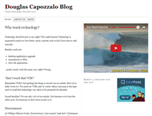 Tablet Screenshot of douglascapozzalo.com